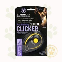 스타마크 반려견 훈련도우미 손목걸이 클리커 (강아지/간식빼먹기/애견/훈련/지능학습/교육/먹이찾기/놀이/장난감/훈련용품/반려동물/건강/생활 추천)