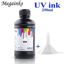 250 소프트 UV 잉크 엡손 T50 1390 1400 1410 1430 1500W L800 L850 L1400 L1800 R270 R280 R290 R300 R330 평판 프린터, [06] 250ML Yellow