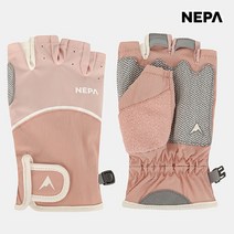 [네파] _NC송파점 여성 손바닥에 샤무드 패치 및 논슬립 실리콘 프린트를 적용하여 내구성 및 그립감 강화한 CLARA 클라라 W고밀도스트레치 반장갑 7J48111 SP, 00S