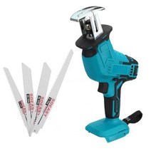 5인치마블커터 테이블쏘 플런지쏘 충전마블커터 핸드그라인더 미니테이블쏘 마블커터18V 무선 왕복 톱 Makita 18V 배터리 용 휴대용 교체 전기 톱 금속 목재 절단 4, 협력사, 라이트 블루