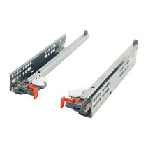 헤펠레 언더 푸시 푸쉬 레일 서랍레일 서랍장 원터치, 레일-3단언더푸쉬350(헤펠레)