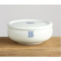 대장금 탕기 대접 복 전통문양 뚜껑있는 도자기 그릇 간장종지, 5호탕기
