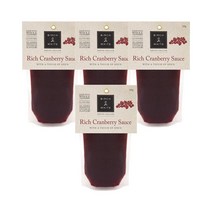 버치웨이트 리치 크랜베리 소스 250g Birch & Waite Rich Cranberry Sauce, 4팩