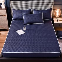 허리 디스크 매트리스 딱딱한 토퍼 라텍스 4 색 퀼트 커버 소프트 마이크로파이버 풀 랩 프로텍터 딥 포켓 이불 장착 시트