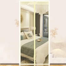 여름 모기장 캐노피 모기 방지 도어 커튼 홈 매직 테이프 스크린 자석 파티션 자기, [04] 100x220cm, [03] C