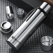 커플 군인남친 훈련소 캠핑 차량용 빨대 1리터 텀블러 600/800/1000ml 스테인레스 스틸 보온병 휴대용 진공1165582 L3, 01 600ml1165582 L3, 04 Blue 800ml Thermos