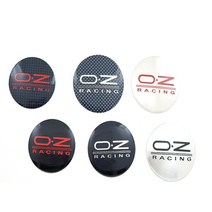 oz 휠캡 오즈휠 스티커 커버 레이싱 허브캡 45 56 60mm, (10)56mm 블랙레드
