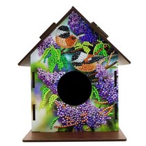 새로운 새 집 다이아몬드 그림 모자이크 키트 diy 다이아몬드 자수 5d 모양의 드릴 새 39s 둥지 나무 매달려 그림 축제 선물, 02