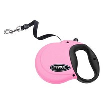 Coastal Pet Power Walker 강아지 리트랙터블 목줄 반사 스톱 앤 릴리즈 제어 버튼 편안한 그립 핸들 블랙 XS USA 미국, Medium (Pack of 1)