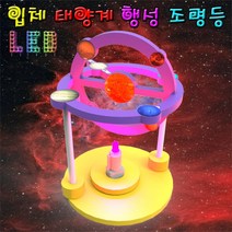 [사이언스몰] LED입체 태양계행성 조명등(솔라시스템)[5인용]