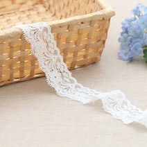 로맨틱 블라썸 스판 라셀레이스_화이트