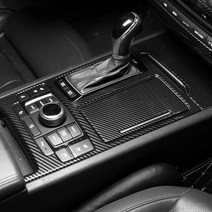 카스타 튜닝 용품 제네시스 G80 스포츠 DH 기어패널 커버 카본 몰딩, G80 DH(13년~15년형)