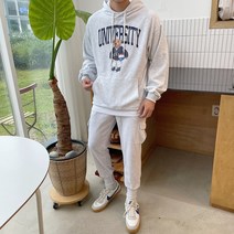 맨즈셀렉터 봄 가을 테디베어 긴팔 맨투맨 후드 티셔츠