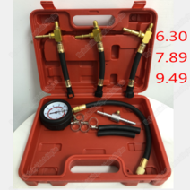 밸브 0-100PSI 가있는 빠른 연결 분사 펌프 압력 테스터 게이지, 03 C