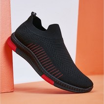 남성 경량 운동화 여름 메쉬 끈없는 니트 슬립온 잘마르는 가벼운 발편한 조깅화 남자런닝화