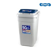 크린스페이스 대용량 휴지통 50L/분리수거함 쓰레기통, 크린스페이스 휴지통-50L 블루
