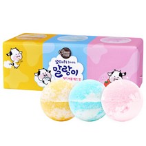 [애경]샤워메이트 말랑카우 밀키 버블 배스 밤 입욕제 80g x 3개, 01.샤워메이트 입욕제, 상세설명 참조