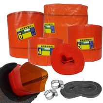 천막호스 고압 양수기호수 농업용 60m 1.5, 고압(90m/검은색), 3인치 (75mm)
