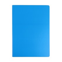 플러스샵 스프링화일 A4 5색상 합지 펀치리스 파일철, 파랑색 1개