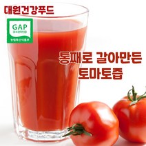 [대원건강푸드] 대원건강푸드 저온진공추출공법 토마토 통째로 100% 토마토즙, 100ml, 50포