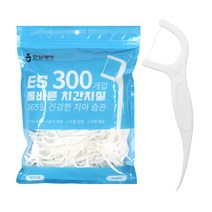 ES 올바른 일회용 치간치실 치간칫솔 300개입