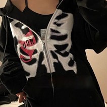 최신 y2k 미적 후드 여성 빈티지 블랙 후드 스웨트 셔츠 나비 프린트 힙합 하라주쿠, 푸른
