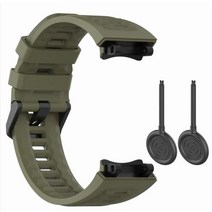 타임워치 스톱 시계 스탑 워치 공부 타이머 초 타임 Huami Amazfit TREX 2 스마트 워치 스트랩 시계 밴 TRe, 04 jungle green_01 for T-Rex2