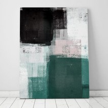 셀러허브 No115 추상화 그림 인테리어 액자 캔버스 20호 73x53cm, 프레임액자(검정)