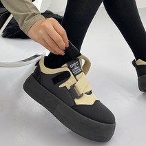 벨크로 찍찍이 통굽 키높이 운동화
