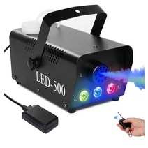 포그머신 안개 기계 rgb led 조명 무선 원격 제어와 500w dj led 연기 기계 호환 파티 결혼식 할로윈 크리스마스 효과, 우리 플러그