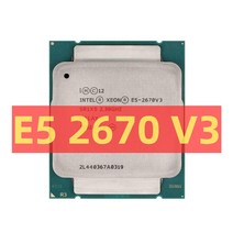 XEON E5 2670 V3 마더보드 2.3GHz 12 코어 24 스레드 프로세서 L3 30M 120W A 2011-3 CPU DDR4 X99, [02] CPU, 1.마더 보드
