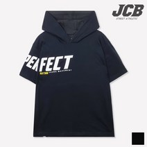 제이씨비 JCB 공용 레터나염 반팔 면 후드티 JBK8P311