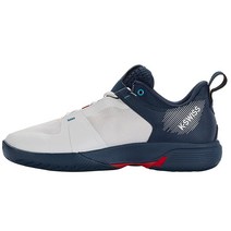 K-Swiss 남성용 Ultrashot 팀 테니스화 블랑 드 블랑/블루 오팔/롤리팝