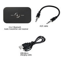 기타무선시스템 기타무선 송신기 수신기 업그레이드 된 블루투스 5.0 오디오 rca 3.5mm aux 잭 usb Wireless System Transmitter Receiver, 블루투스 v5.0, 내장 배터리