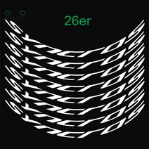 자전거스티커 데칼 캐리어스티커 스크래치 사이클링 라이딩 안티8picsset 2wheelsets 산악 자전거 syncros 휠 세트 스티커 mtb 자전거 데칼 휠 장식 스티커, 26er 화이트, 01 26er white