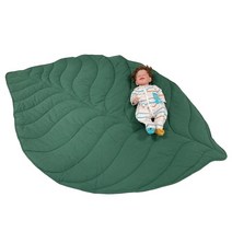 Cotton Soft Baby Sleeping Mats Crawling Cushion Floor Carpet Play Pad Nursery Room Bedside Rug Photo, [02] Green