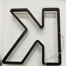 아크릴 네온 사인 라이트 3D Led 스트립 간판 디스플레이 빛나는 글자 밝은 장식용, 03 20cm Alphabet A