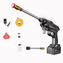 계단식리프트구루마 계단식리프트 전동 구루마 손수레 156w 12v 무선 핸드 헬드 고압 car washer gun 4400ma 배터리 구동 압력 car acessories was, 검은 색