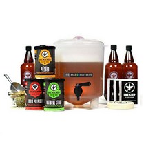 BrewDemon Craft Beer Kit with Bottles - Conical Fermenter Eliminates Sediment and Makes Great Tastin, 1, Pilsner, Stout, and IPA