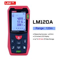 uni-t lm50a lm100a laser distance meter rangefinder trena laser tape range finder build measure devi, lm120a
