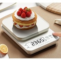 요리학원 베이킹 커피저울 주방 미니 디지털 정밀 전자저울 요리 계량저울, 단일모델, 화이트, 스테인레스, E.충전식 10KG-1G