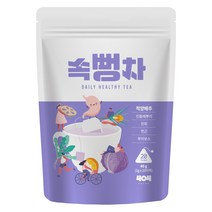 속뻥차 20티백 적 양배추 민들레 뿌리 진피 연근 루이보스 디카페인 가벼운 차 티, 2g, 20개입