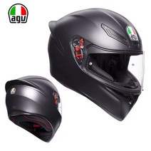 AGV 헬멧 K1 오토바이 경주 풀페이스 안티포그 K5 K3, K1 -VR 46  블랙레드 S