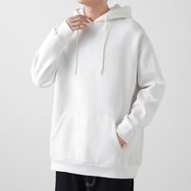 남여공용 빅사이즈 무지 심플 후드 티셔츠 블랙 그레이 베이지 화이트 베이직 후디 스타일
