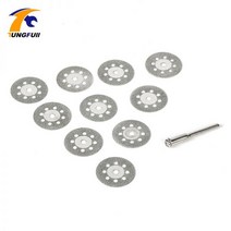 Tungfull-Dremel 원형 톱 커팅 디스크 도구 액세서리 다이아몬드 그라인딩 휠 로타리 공구용 Dremel 액세서리 213373, [01] 5pcs, 01 5pcs