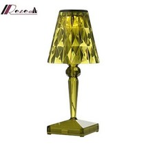레스토랑 가구 Kartell-아크릴 크리스탈 아트 무선 책상 램프 Usb 충전식 테이블 침실 호텔 거실 레스토랑, 02 SJ43