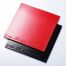 엑시옴 단단한물성 묵직한파괴력 탁구채 러버 고무 / 라버 교체 추천 용품, 레드 2.0