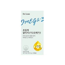 닥터린 초임계 알티지 오메가3, 1025mg, 12개