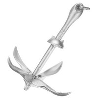 소형 보트용 닻 앙카 요트 접이식 폴딩 앵커 3.2kg 2.5kg 캐스트 알루미늄 도킹 데크 해양 하드웨어 보트 4-tine 접는 선박