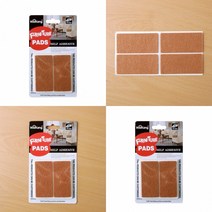 마트498 사각 바닥보호패드 8X4CM4P 바닥긁힘방지 층간소음재 장판눌림 바닥미끄럼방지 바닥완충재 식탁의자발커버